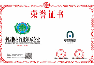 中國(guó)板材行業(yè)領(lǐng)軍企業(yè)